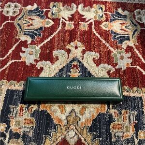 Vintage Gucci Watch Box Long Green